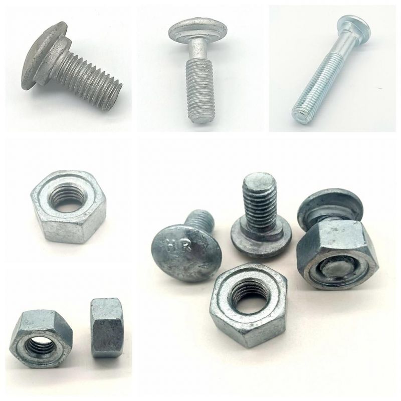 HDG Hot DIP Galvanized A307A Highway Guardrail Splice Bolts