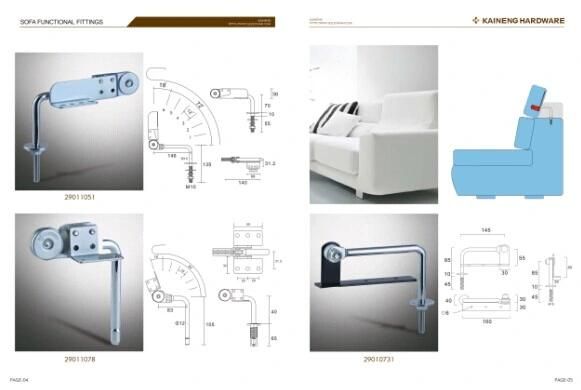 Sofa Hardware, Sofa Headrest Hinge, Sofa Hinges (29010004)