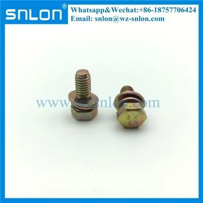 Grade8.8 Hex Head Screw Assembly Washer for Auto Parts