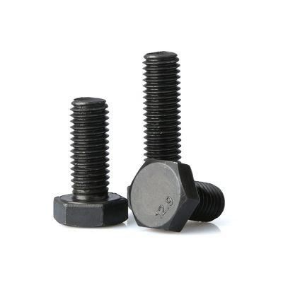 China Factory Supplier High Strength Fasteners 12.9 Head Hex Bolt DIN933/DIN934 Black/Zinc Plated Full Thread Hex Head Nut and Bolt