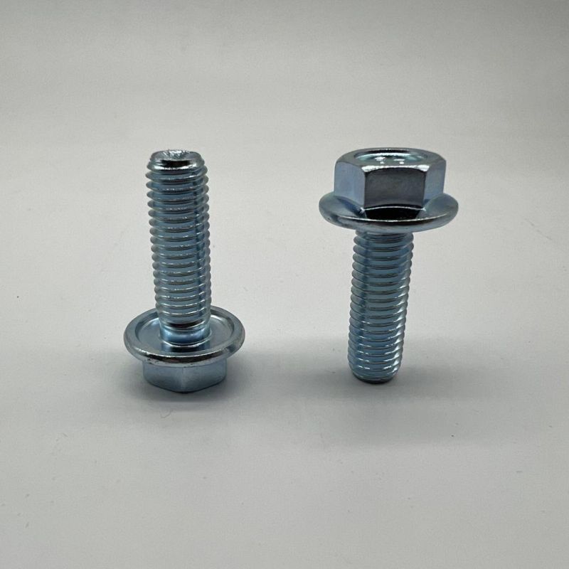 DIN6921 Hex Flange Bolt M10X30 for Silos with Rubber Washer