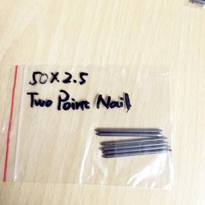 Free Sample Two Ponit Tower Iron Nail/ Pergo