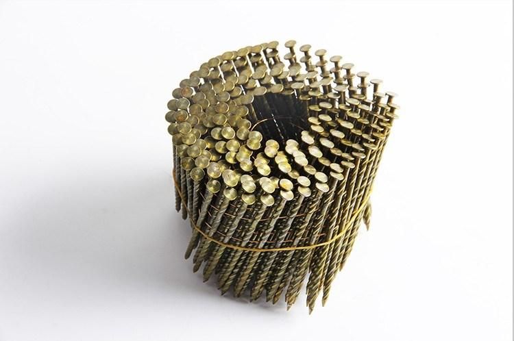 Spiral Galvanized Fluted Nail Coil Steel Coil Roofing Nails