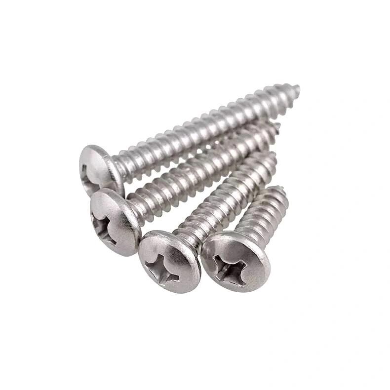 Phillips Pan Head White Zinc Self Tapping Screw