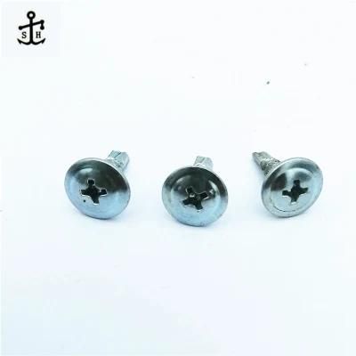 Phillips Wafer Head Self Drilling Screws C1022 Steel Modified Truss Head Screw Made in China