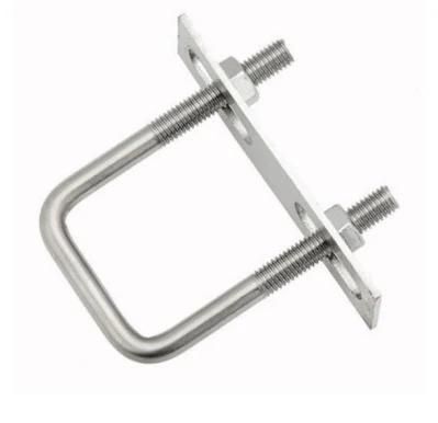 Carbon Steel Stainless Steel Square Round U Bolt DIN 3570