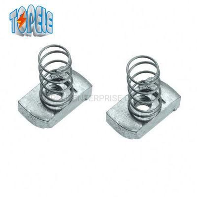 High Quality Unistrut Channel Spring Nut M10 Long Type/Channel Nut with Spring