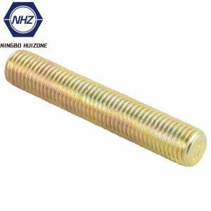 1m 2m 3m Threaded Rods ASTM A193 B7/B7m/B16 Zinc Yellow Plated