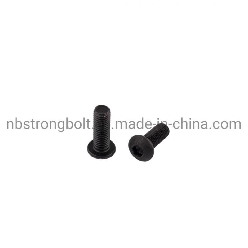 Hex Socket Button Head Screw with Black