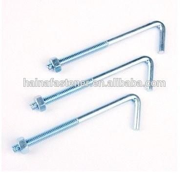 High Strength 4.8grade Galvanized L Type Anchor /Foundation Bolt