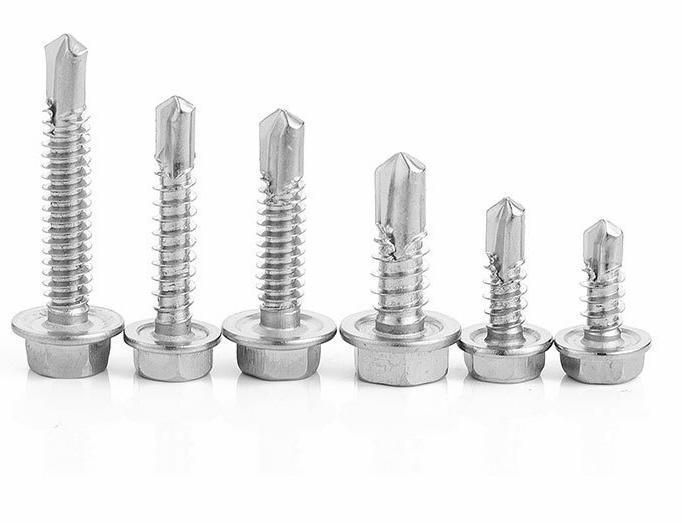 DIN 7504 304 316 Stainless Steel Hexagonal Head Self Drilling Screws