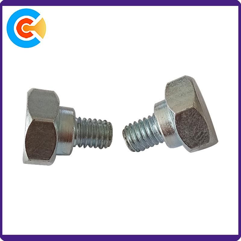 Carbon Steel M6 Galvanized Hex Head Screw Shoulder Screw