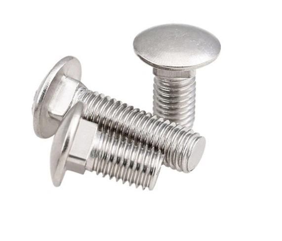 Stainless Steel DIN603 Round Head Square Neck Carriage Bolts, Coach Bolt