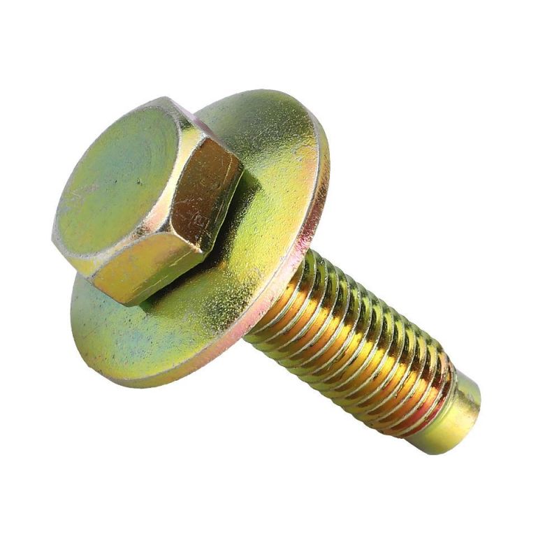 Stainless Steel DIN933 M8 Hex Bolt with Zinc Plated