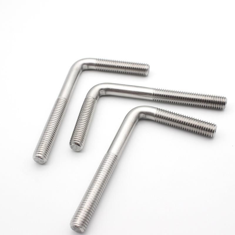 J L Type Stainless Steel Carbon Steel Foundation 16mm Anchor Bolts