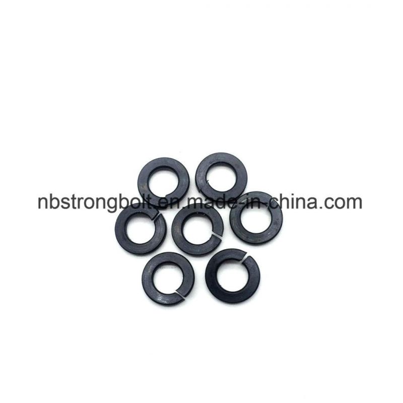 DIN127b Spring Lock Washer with Black Oxid M8
