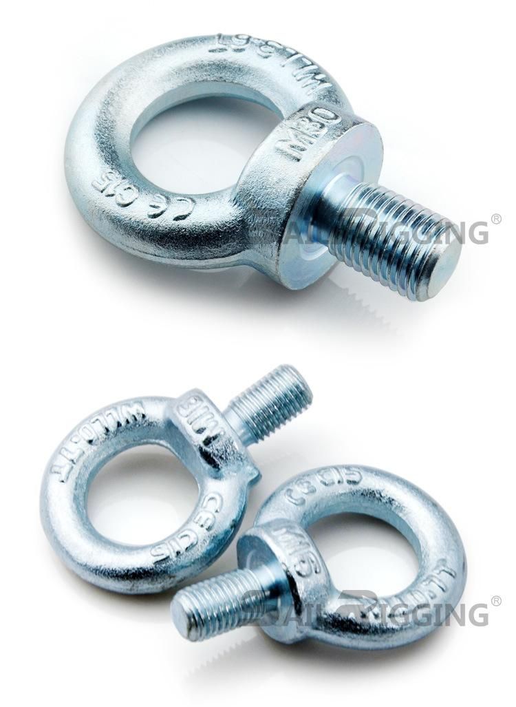 Wholesale Hardware Rigging DIN580 Carbon Steel Drop Forged Galvanized Lifting Eye Bolt with Metric Thread