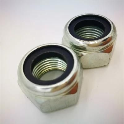 High Strength DIN 985 DIN 982 White Ring/Blue Ring Nylon Self Lock Nut Precise