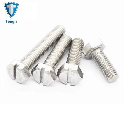 Manufacturer Slotted Screw Cross Recessed Hexagon Bolt Slotted Bolt