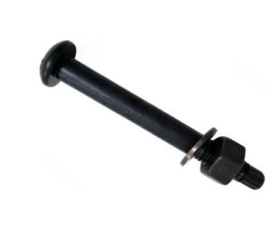 Black Round Head Tension Control Bolt 1 &prime;&prime; - 8 * 3 1 / 2 &prime;&prime; A490 Tc Bolt