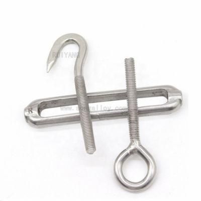 Stainless Steel Rigging Wire Rope J Hook Turnbuckle