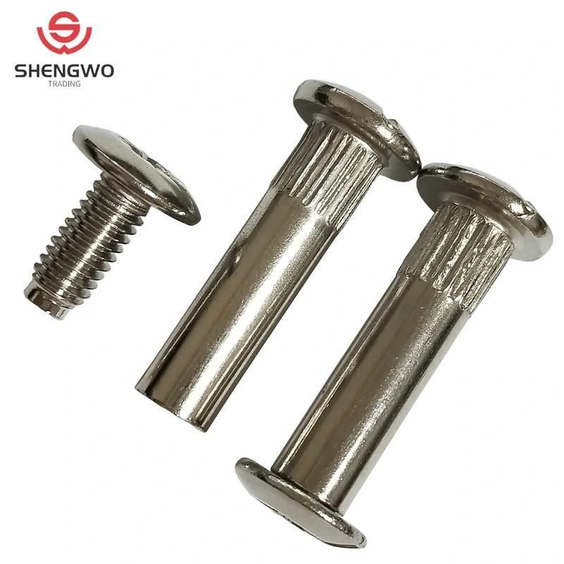 Nickel Plated Book Connecting Screw
