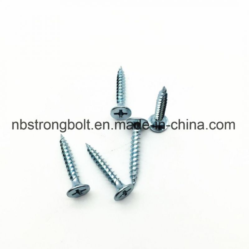 Phil Bugle HD Fine Thread Drywall Screw Zinc Plated #6X1"