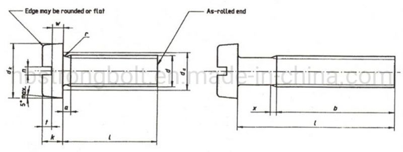Slotted Cheese Head Screws DIN 84