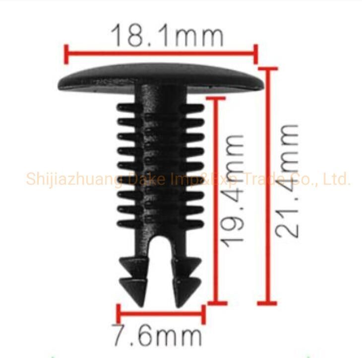 Auto Plastic Clips with Teeth Auto Body Barbs Fasteners Fit on European Car