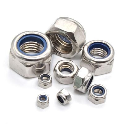 Stainless Steel Hex Nylon Insert Lock Nuts DIN985 Nylon Locking Nut
