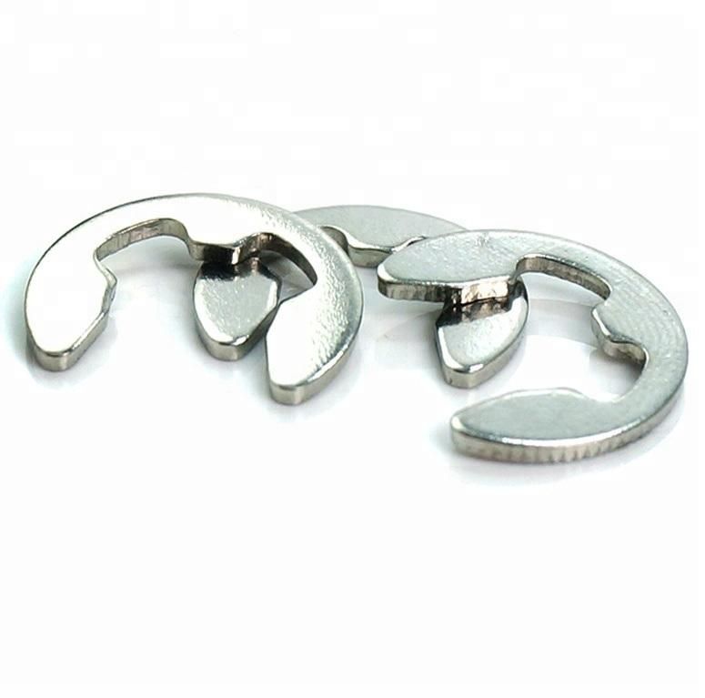 Retaining Ring SS304 SS316 E Type Retaining Ring DIN6799 GB 896 Lock Rings for Shafts Black Split Ring Circlips Washer E Type Lock Washers