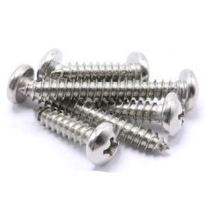 Wholesale Stainless Steel Phillips Pan Head Furniture Screw with External Teeth Washer