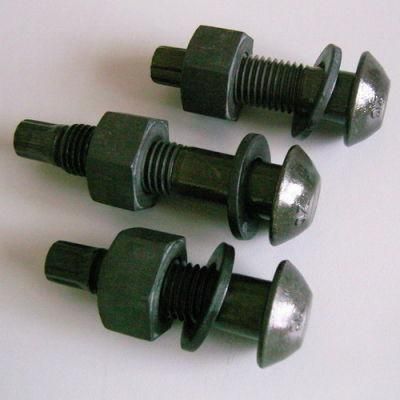 ASTM F1852 Type 1 A325tc Tension Control Bolt with Hex Nut and Flat Washer Black 3/4&quot;-10unc- * 3-3/4&quot;