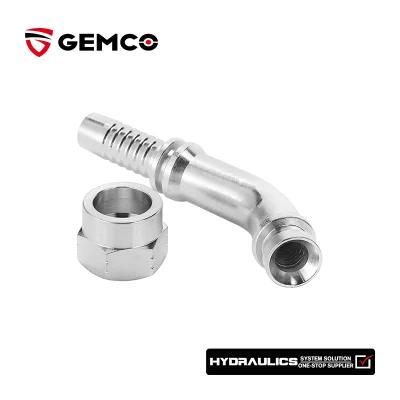 coupling connector hydraulic hose one piece fitting