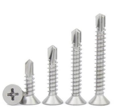 High Hardness Zinc Plated Flat Head Phillips Self Tapping Wood Screw