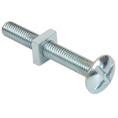 304 Stainless Steel M8 Metric Slotted Cheese Head Bolts Zinc Plating Roofing Bolts