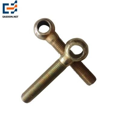 High Quality Zinc Plated Eye Bolt Zinc Plate Partial Teeth Eye Bolt Half Teeth Zinc Plated Eye Bolt