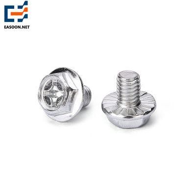 Hex Flange Head Lag Bolts Hex Lag Screws Hot DIP Galvanized Steel Zinc Plated Hex Head Self Tapping Screws Hex Flange Bolt Screw