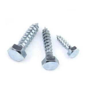Hot Selling Zinc Plated DIN571 Hex Lag Screw/Wood Screw
