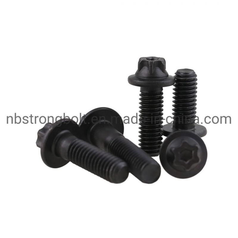 Steel Hexalobular Head Bolts with Large Flange DIN34801