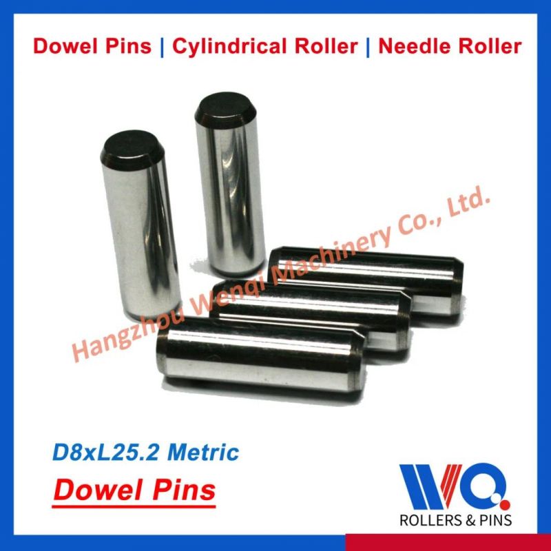 Solid Straight Metal Dowel Pins - 3X5.4 Alloy Steel Hardened and Ground