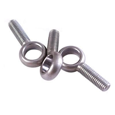 Fastener Stainless Steel SS304 SS316 Eye Bolts DIN444/DIN580 Swing Bolts A2-70 A4-80 and Different Types of Steel Bolts