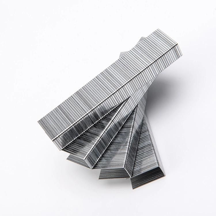 Galvanized Wire Material 10j Series Staples From China Used for Sofa Frames and Wooden Board