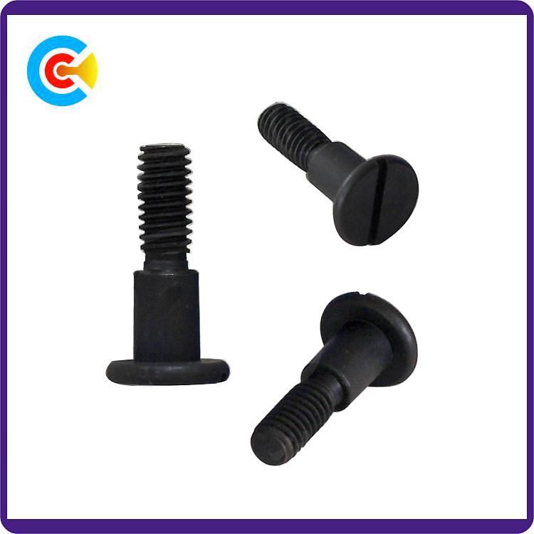 DIN/ANSI/BS/JIS Carbon-Steel/Stainless-Steel M5 Round Flat Non-Standard Head Screws for Building