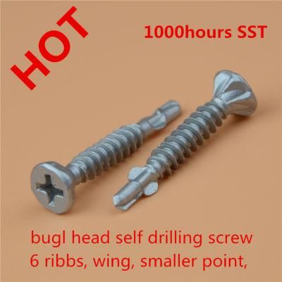 Ruspert Wing Tek Screw Bugle Head Screw Bimetal Screw/Self Drilling Screw
