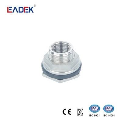 Ss Stainless Steel Threaded Pipe Fittings of Tank Fittings Nipple &amp; Nut