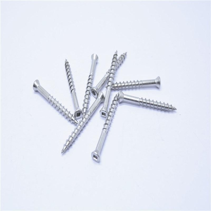 Stainless Steel Square Recessed Countersunk Head Self Tapping Screws