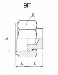 Chinese Manufacturer Orfs Female Plug Hydraulic Hose Adaptors