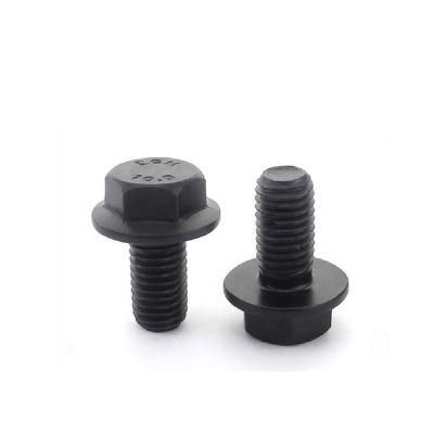 Carbon Steel DIN6921 Black Zinc Plated Hex Head Flange Bolt with Washer