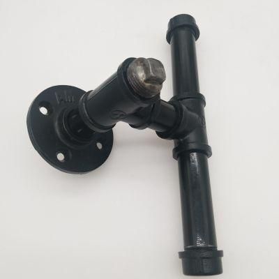 3/4&quot; Black Cast Iron Brackets for Metal Pipe Furniture Parts
